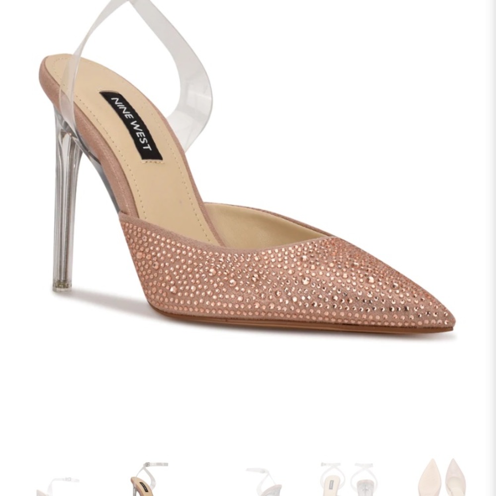 Nine West Sparkling Ankle Strap Pump 11